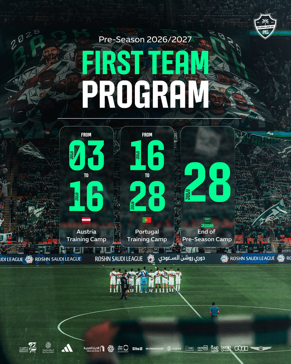 The roadmap to the Pre-season is set for the Kings of Asia 🗓️🟢