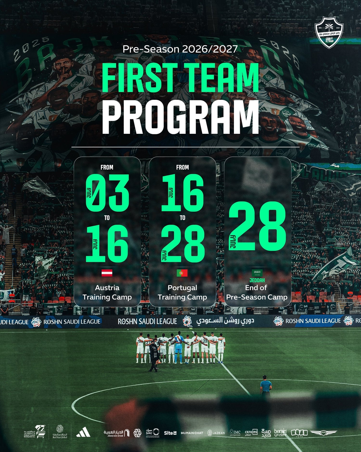 The roadmap to the Pre-season is set for the Kings of Asia 🗓️🟢