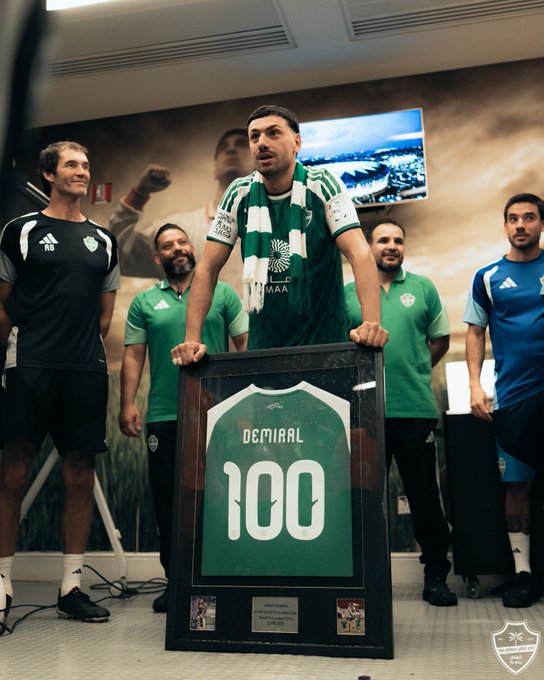 Demiral makes his 100th appearance for Al Ahli